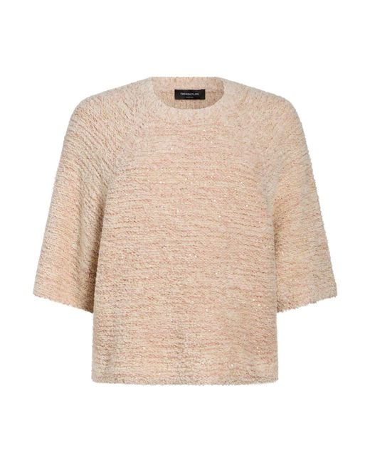Fabiana Filippi Natural Blush Sweater Cotton, Nylon, Polyamide, Polyester