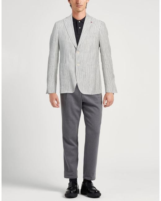 Isaia Gray Blazer for men
