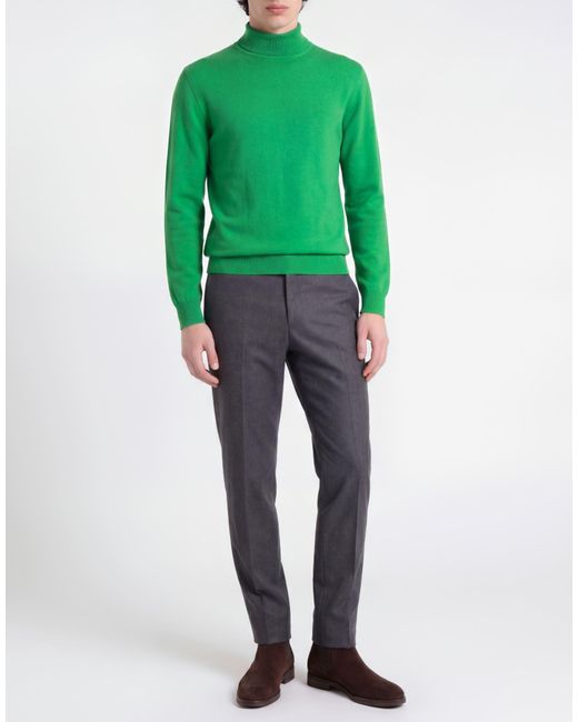 Sonrisa Green Turtlenecks for men