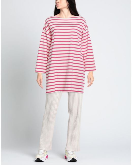 Camiseta Beams Plus de color Pink