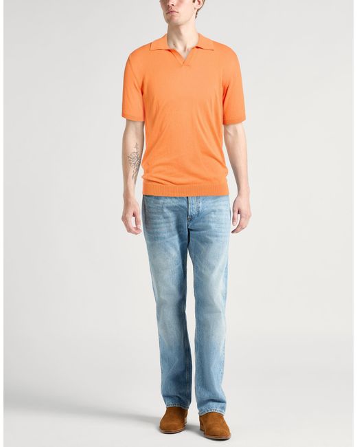 Pullover Roberto Collina de hombre de color Orange