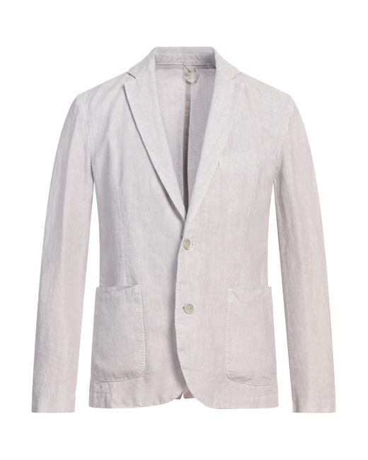 120% Lino Gray Blazer for men