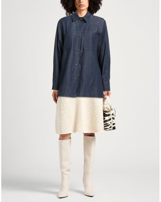 Caractere Blue Denim Shirt Lyocell