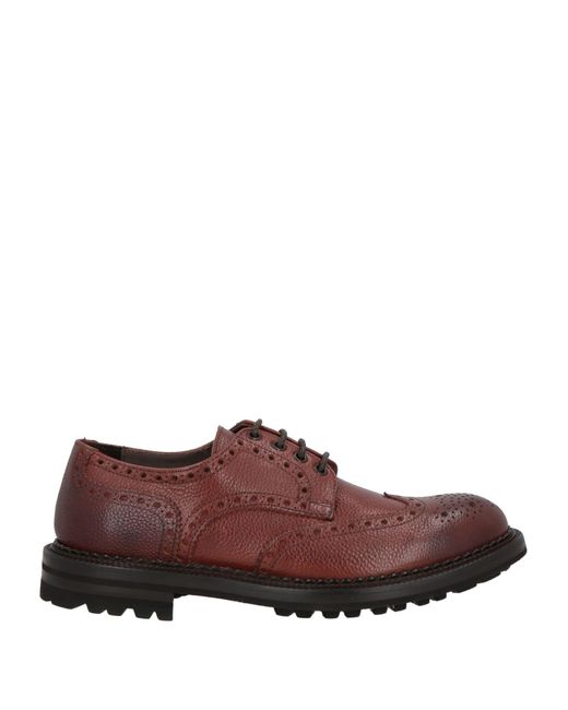 Green George Brown Lace-up Shoes for men