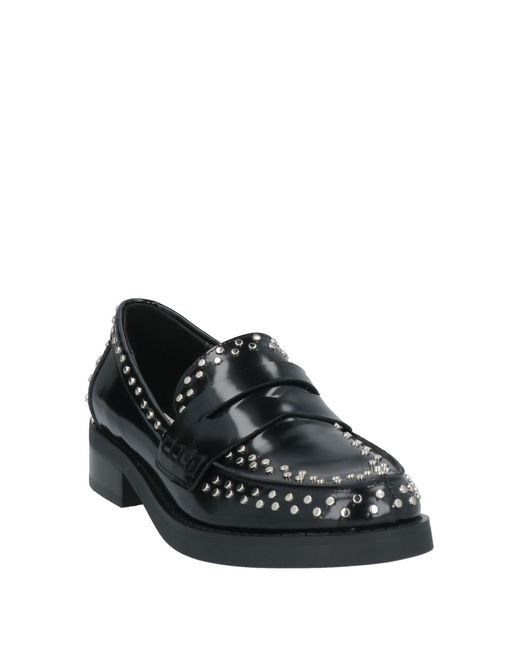 Bibi Lou Black Loafers Leather
