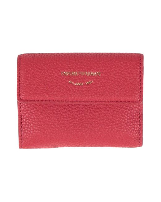Emporio Armani Red Wallet
