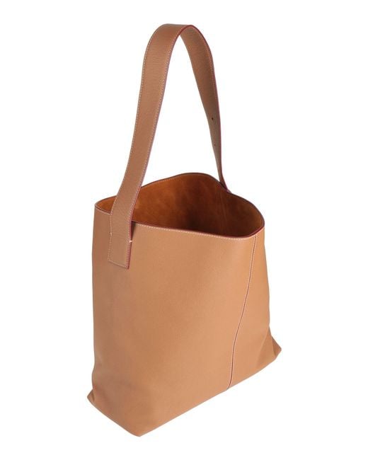 McQueen Brown Tan Shoulder Bag Leather