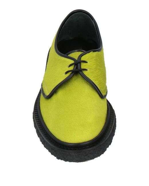 Adieu Yellow Lace-up Shoes