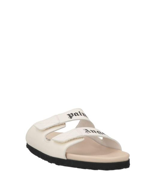 Palm Angels White Sandals for men