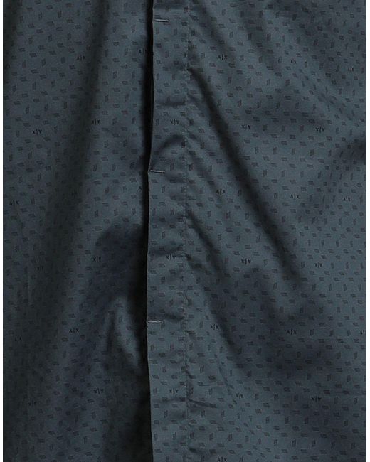 ARMANI EXCHANGE Blue Shirts for men