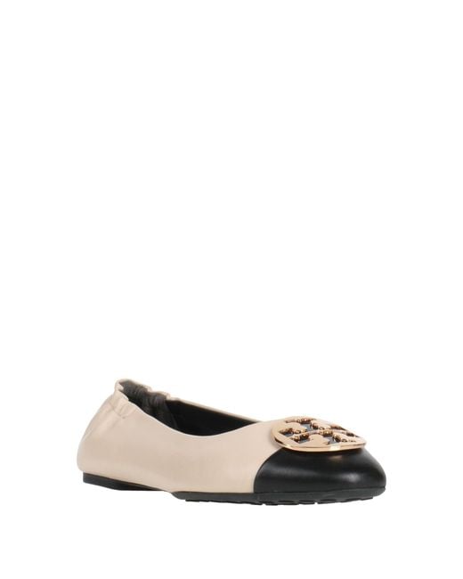Tory Burch Natural Ballet Flats