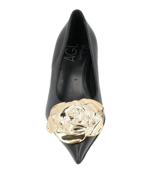 Agl Attilio Giusti Leombruni Black Pumps Leather