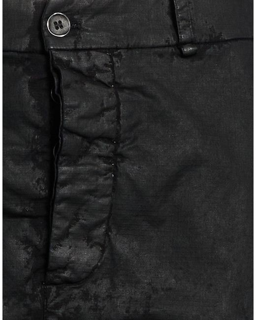Masnada Black Pants Cotton, Elastane for men