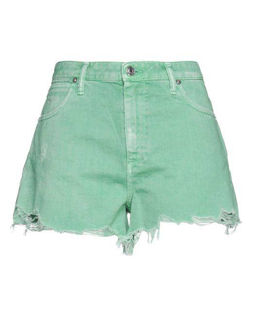 ViCOLO Denim Shorts in Light Green 