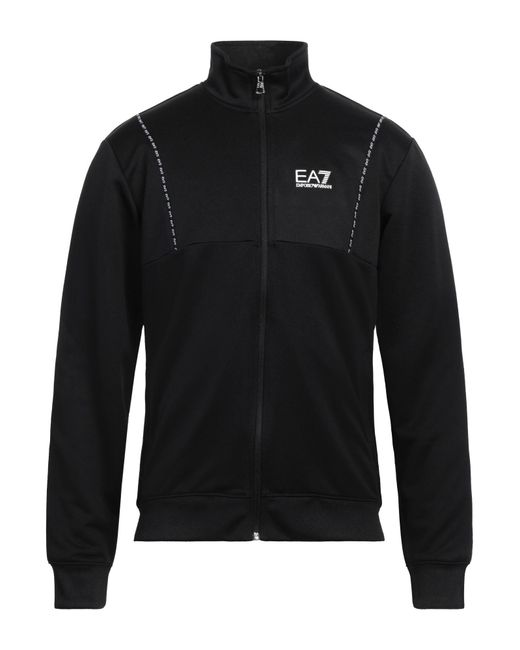 EA7 Sweatshirt in Black für Herren