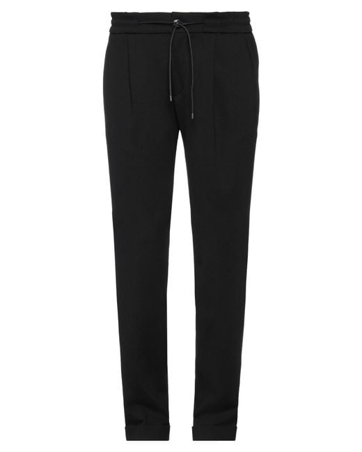 Michael Coal Black Trouser for men