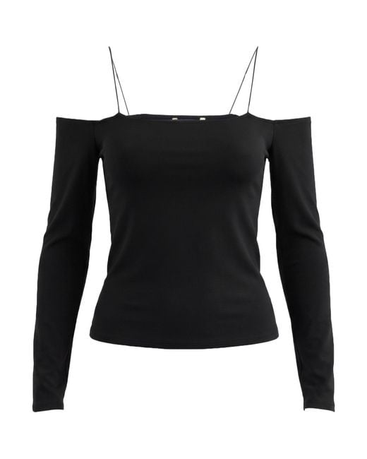 Joah Brown Black Top Polyester, Elastane