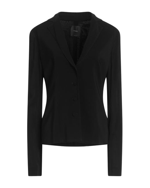 Pinko Black Blazer Viscose, Elastane