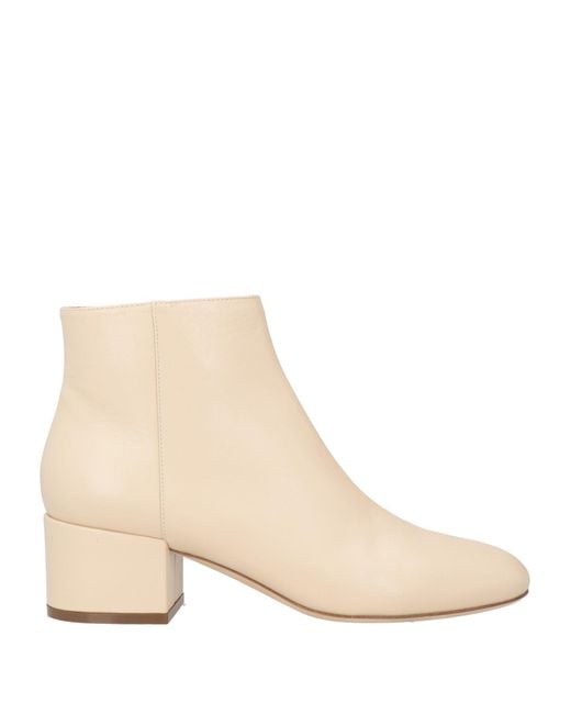 Sergio Rossi Natural Ankle Boots