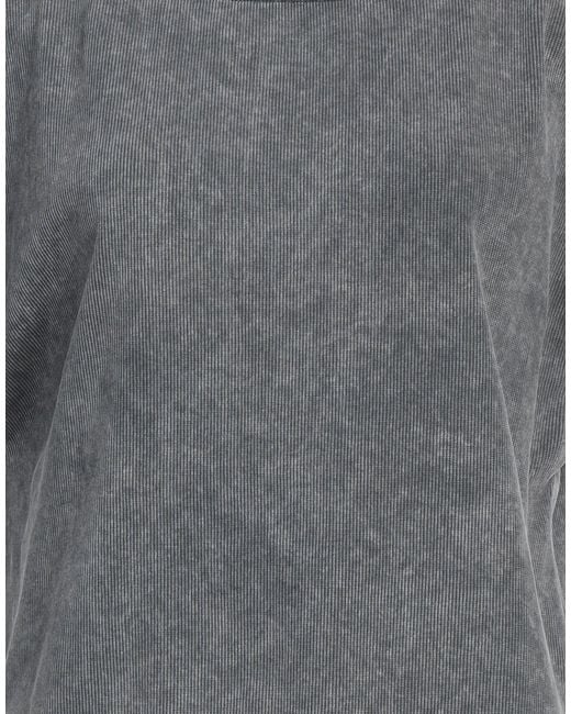 EA7 Gray T-Shirt Cotton, Elastane