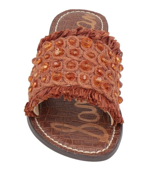 Sam Edelman Brown Tan Sandals Natural Raffia, String