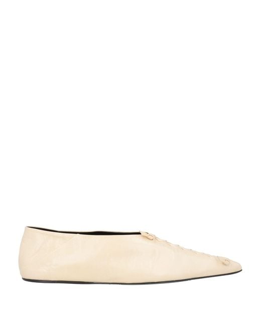 Jil Sander Natural Ballet Flats