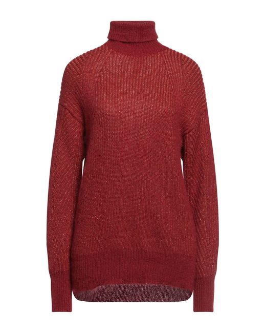 Twinset Red Turtleneck