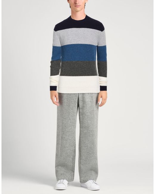 Zanone Blue Midnight Sweater Virgin Wool for men