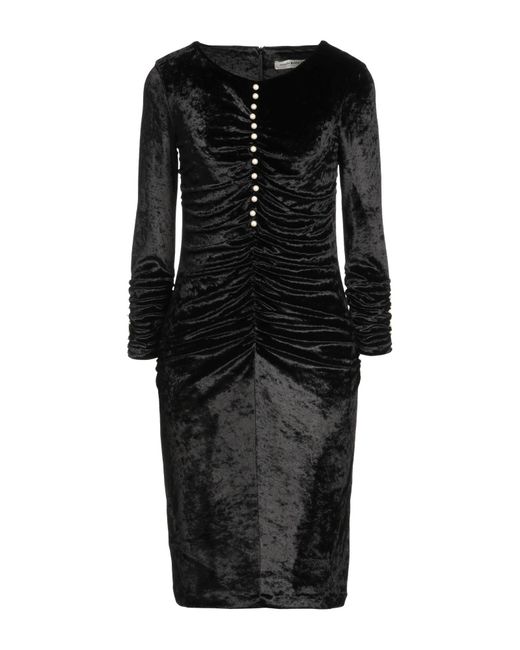 Angelo Marani Black Midi Dress