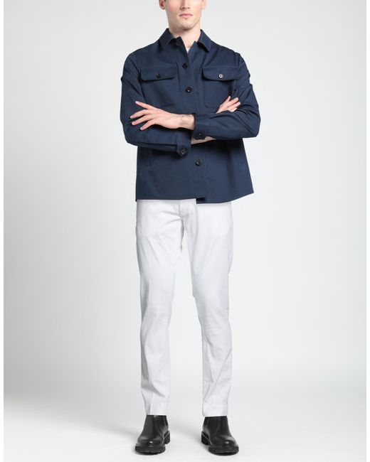 Hand Picked White Pants for men