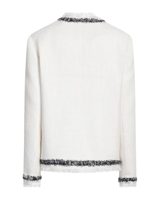MSGM White Blazer