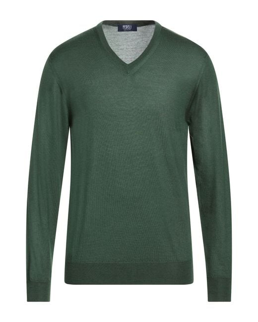Pullover Fedeli de hombre de color Green