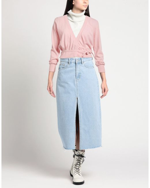 Jucca Pink Wrap Cardigans Cashmere