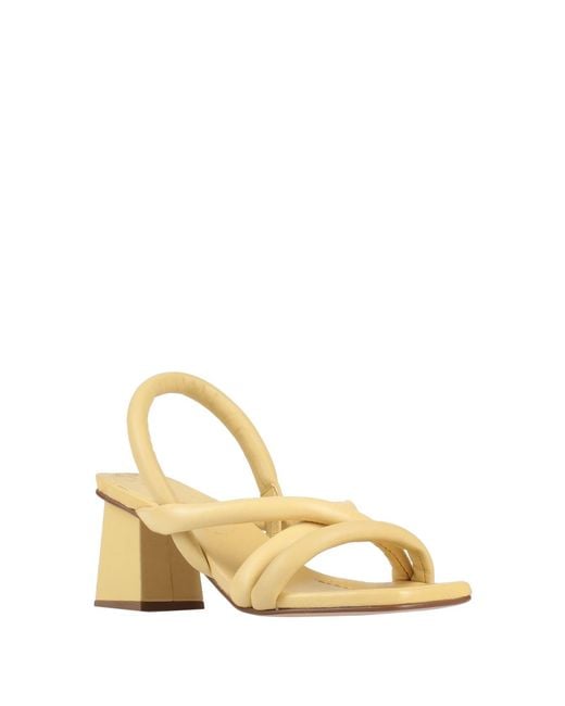 Pedro Miralles Metallic Sandals