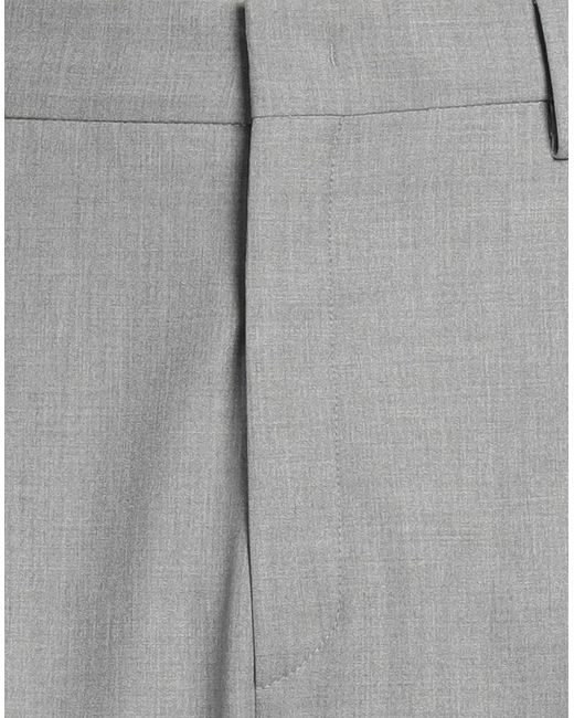 Rossi Gray Pants Polyester, Viscose, Elastane for men