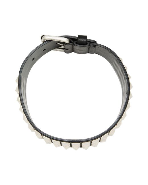 Moschino Metallic Necklace Leather