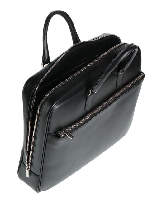 Valextra Black Handbag Leather for men