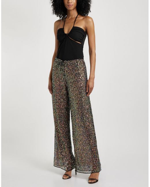 Oseree Brown Pants Polyester