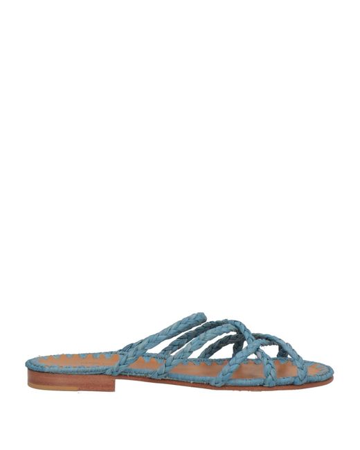 Carrie Forbes Blue Sandals