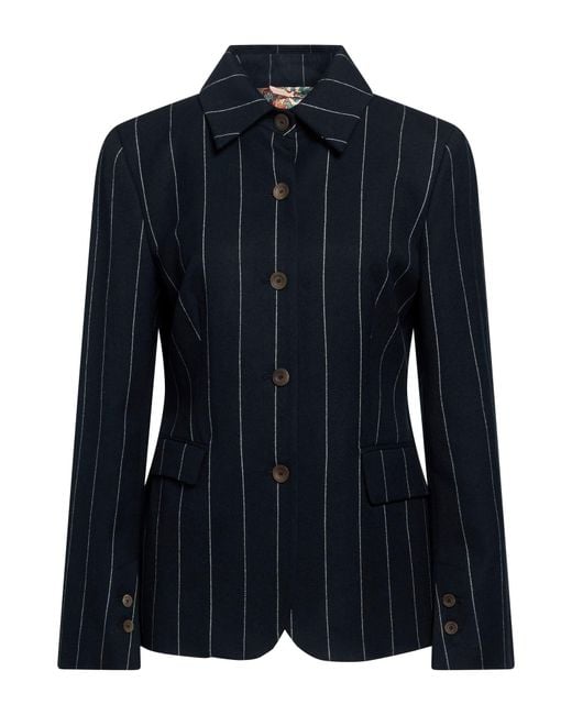 Co.Go Blue Midnight Blazer Virgin Wool, Elastane