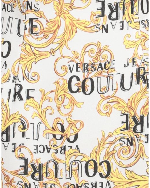 Versace Jeans Couture White Mini Dress Polyester