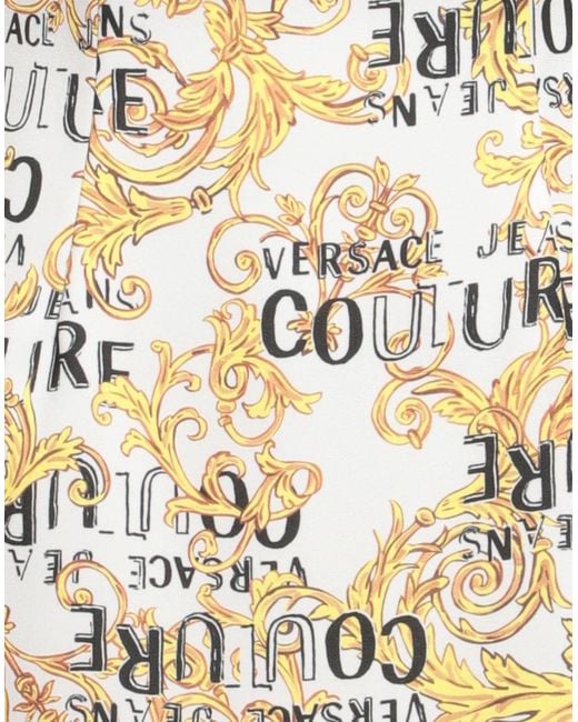 Versace Jeans Couture White Mini Dress Polyester