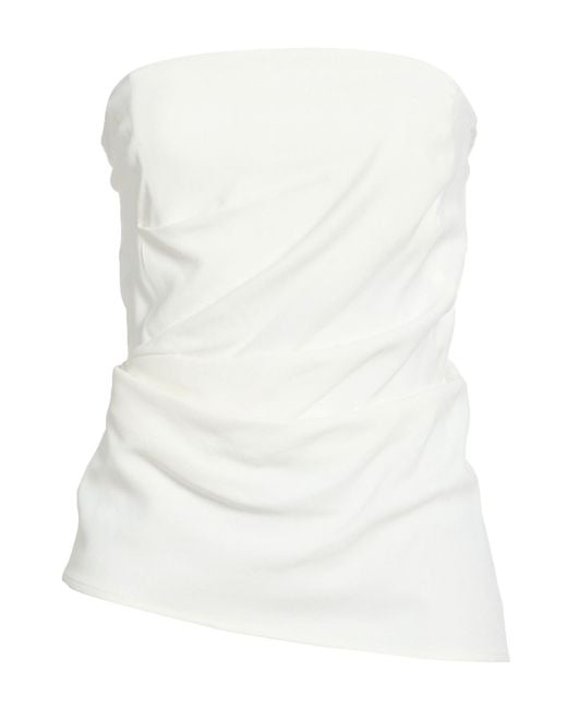Liviana Conti White Top Viscose, Acetate