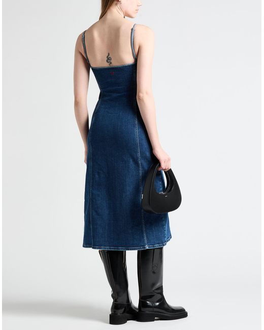 DIESEL Blue Midi-Kleid
