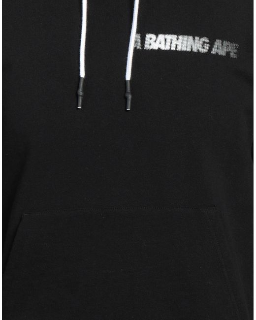 A Bathing Ape Black Sweatshirt for men