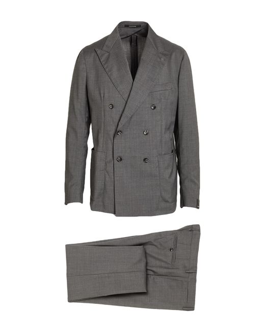 Tagliatore Gray Suit Virgin Wool for men