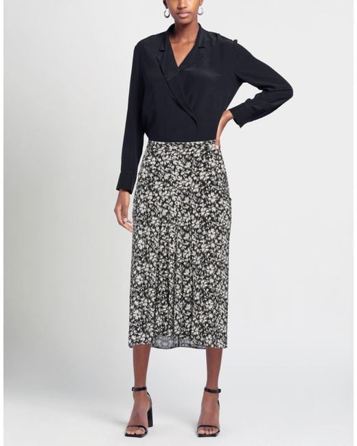 Isabel Marant Black Midi Skirt Viscose
