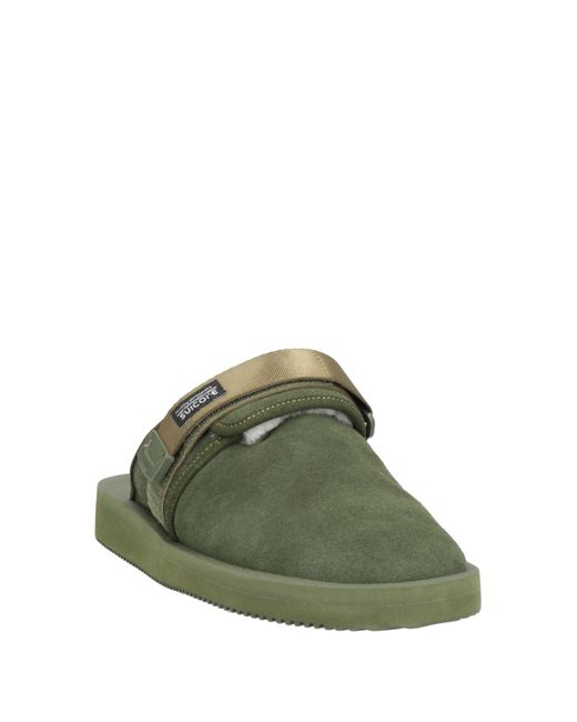 Suicoke Green Mules & Clogs for men