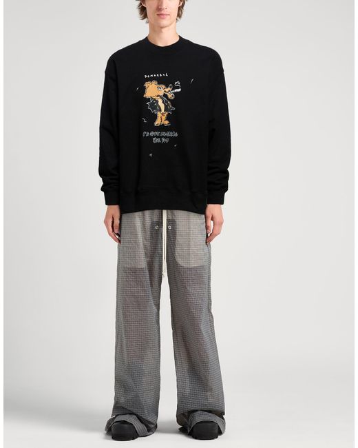 DOMREBEL Black Sweatshirt Cotton for men