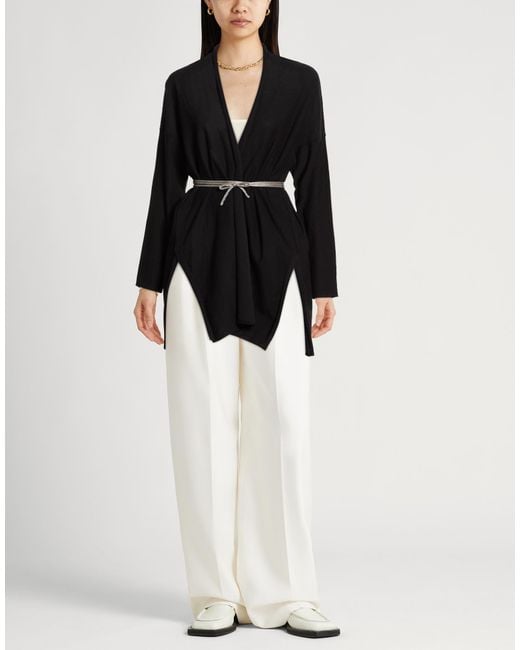 Antonelli Black Cardigan Cotton